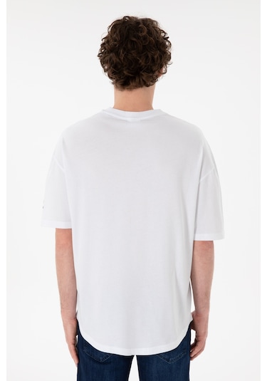 U.S. Polo Assn. Erkek Long Fit Bisiklet Yaka Beyaz Basic Tişört 50305988-VR013 U.S. Polo Assn. Erkek Long Fit Bisiklet Yaka Beyaz Basic Tişört 50305988-VR013