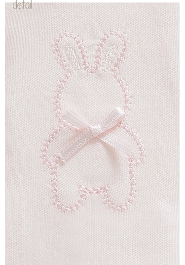 Cute Rabbıt Çoraplı Bebek Pantolon Pembe