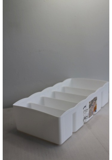 Dünya 5 Bölmeli Organizer 07410 Beyaz
