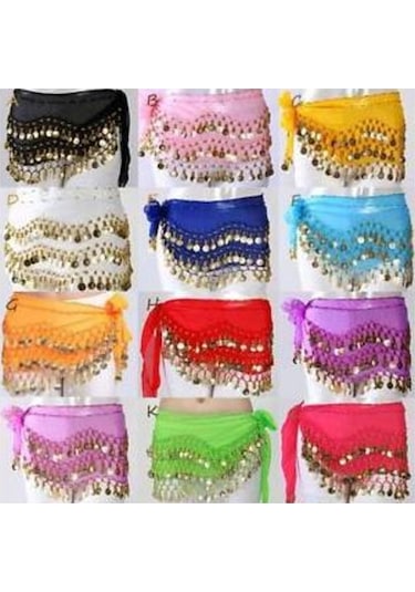 Evsay Shakira Kemeri Şakira Kemeri Dans Kemeri Pullu Tüllü Kemer