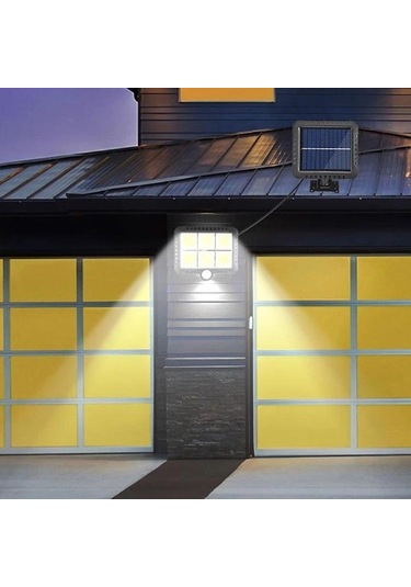 Güneş Enerji Panelli 120 Led Bahçe Aydınlatma S-30 Çok Renkli