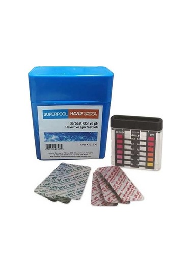 Superpool Haplı Ph-cl Test Kiti-ph And Cl Test Kit-tablet-toptancıyızbiz
