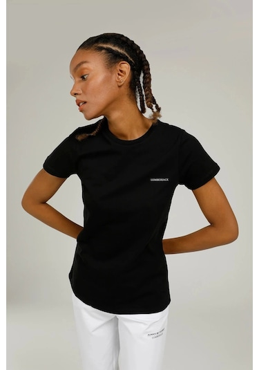 Lumberjack Ct122 0 Yaka Basic Bayan Body - Siyah