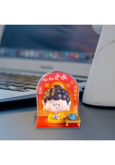 Suntek Sevimli Buda Heykeli Heykelcik Reçine Araba Stil-d