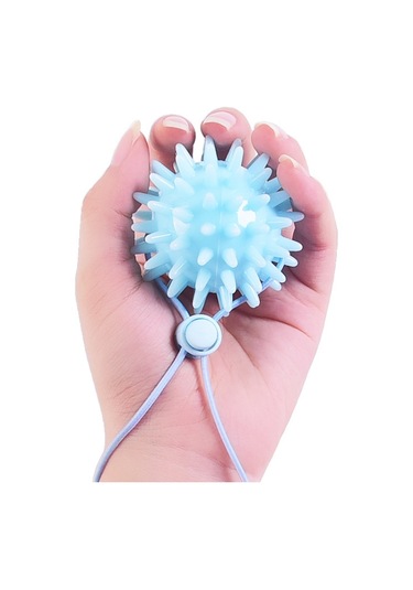 2 Adet Kavrama Topu Rehabilitasyon Masajı Parmak Topu 6cm Açık Mavi