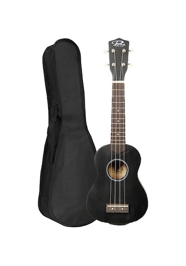PUKA UK-21BK SOPRANO UKULELE SİYAH KILIF HEDİYE