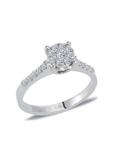 Lova 1 Karat Tektaş Görünümlü Pırlanta Yüzük - 1040541