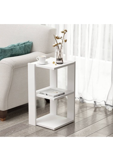 Petra Yan Sehpa Beyaz