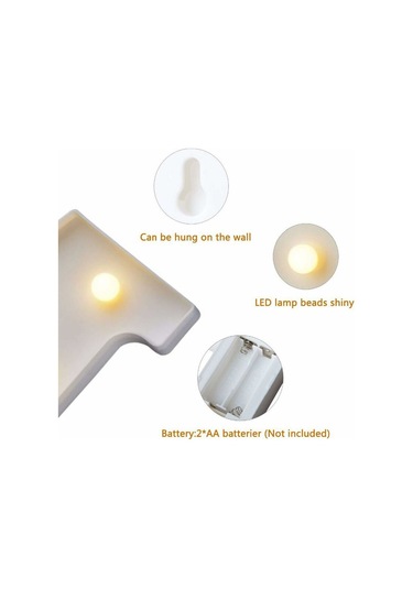 Sayı Işıkları, İşaretler, Düğün Doğum Günü Partisi Noel Lambası Gece Lambası Ev Bar Dekorasyonu İçin Sayı Harflerini Aydınlatır 8 Çok Renkli