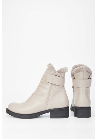 Tamer Tanca Kadın Hakiki Deri Vizon Casual Bot 231 91k Bn Bot Sk23/24 Vızon Dr Vızon