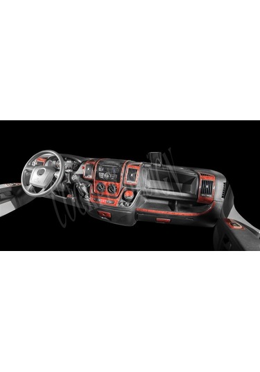 Citroen Jumper Boxer Ducato Konsol-torpido Kaplama 2006 22 Parça-alüminyum Alüminyum