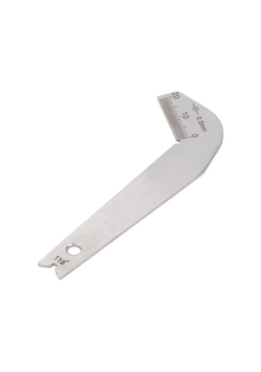 Maiyame 118 Açıklı Ince Çelik Matkap Ucu Ölçer, 0-20mm Aralığında 0.5mm Hassasiyetli Matkap Uç Kalibrasyon Aracı