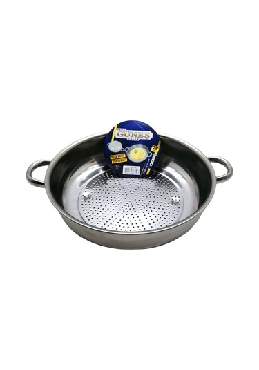 No-1 - 26cm Basık Süzek Metal Süzgeç 5468 Çok Renkli
