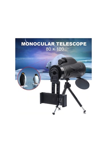 Trendooze Zoom Triline Teleskopu Tek Monoküler Hd Göz El Dürbün 80x Ae