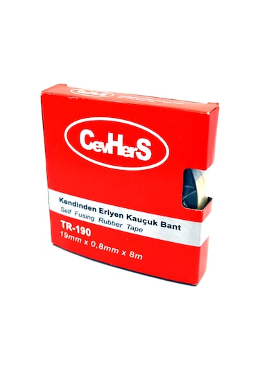 Kendinden Eriyen Kauçuk Bant 19 MM 8 M Elektrik Bandı