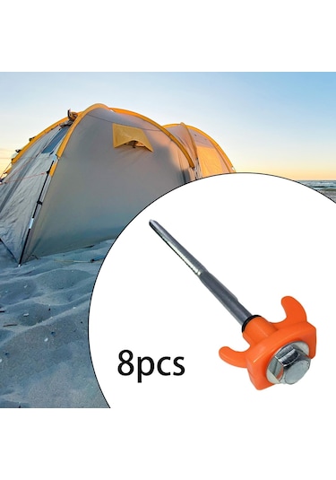 Suntek 8 Parça Çadır Çivi Aksesuarları Bahçe Dışında B B Çok Renkli