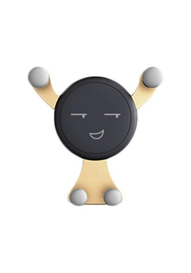 Siyah/gümüş/altın 360 Derece Araç Montaj Deliği Moda Yerçekimi Tutucu Evrensel Cep Telefonu Gps Cep Telefonu Tutucu, Altın