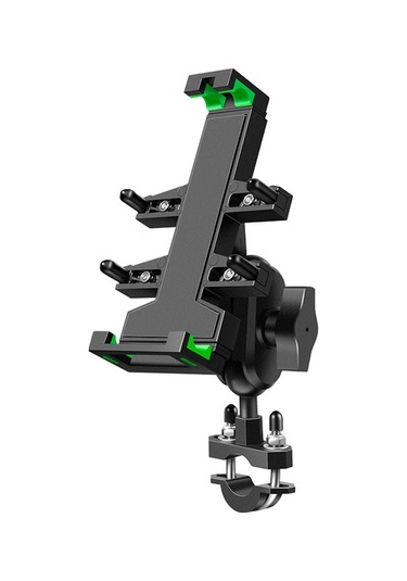 A02 Motosiklet Cep Telefonu Navigasyon Braketi Araba Sürme Anti-şok Alüminyum Alaşımlı Raf Araba Gidon Modeli Diğer