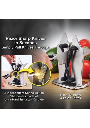 Springsun "profesyonel Bıçak Bileyici - Tüm Bıçak Türleri İçin Hızlı Ve Pratik Keskinleştirme" Diğer