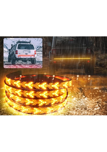 5 Modlu Ok Model Bagaj Altı Kayar Dönüş Fren Sinyalli Esnek Led
