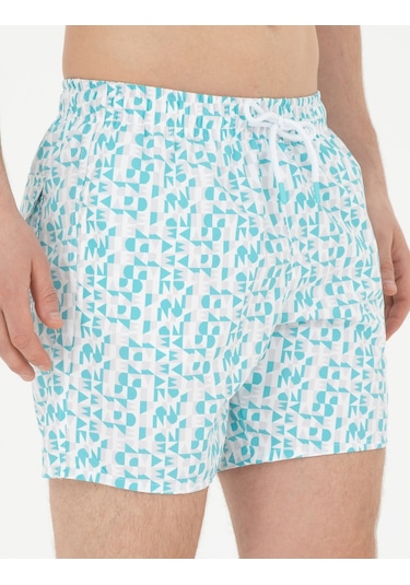 Pierre Cardin Erkek Aqua Deniz Şortu 50289009-vr007 Turkuaz