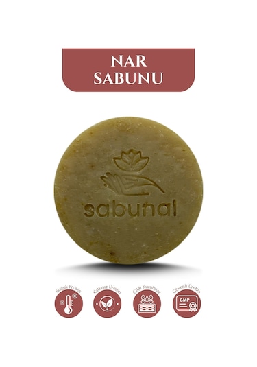 Sabunal Nar Sabunu - Cilt ve Saç Bakım Sabunu 100 G