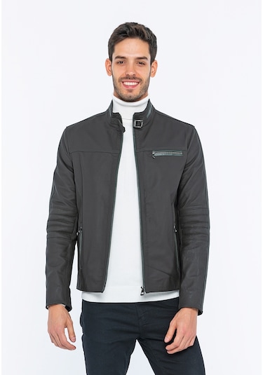 Basics&More Erkek Deri Ceket E/47 001
