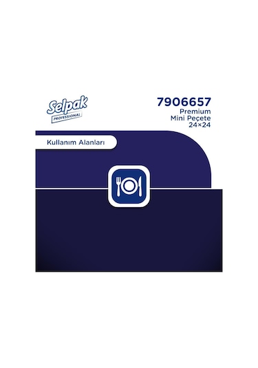 Selpak Professional Premium 24x24 Cm 50'li Mini Peçete X 24 Adet