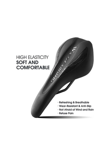 Dancemonkey Yüksek Esneklikli Konforlu Sele - Kalın Pu Ped, Nefes Alabilir Siyah Siyah