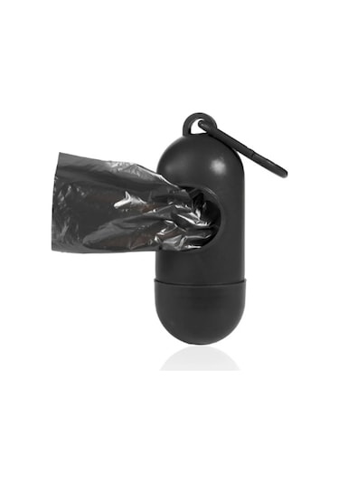 Bamm Bamm Çanta Boy Kirli Bebek Bezi Çöp Poşeti ve Taşıma Çantası (Siyah)