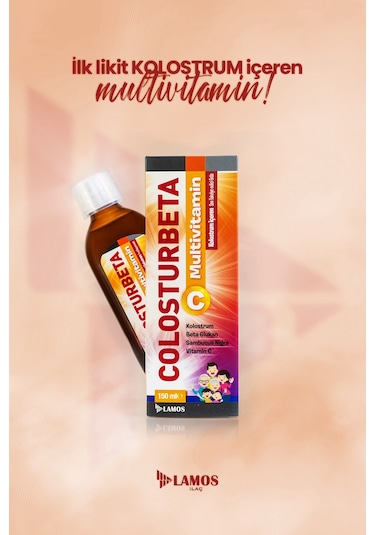 Lamos Colosturbeta Kolostrum İçeren Multivitamin 150 ML