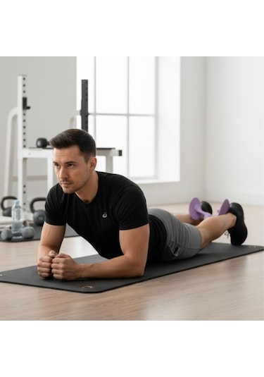 Ollevra İç Bacak Sıkılaştırıcı, Pelvik Kas Güçlendirici Plastik Spor Aparatı - Bacak Arası İncelten Egzersiz Aleti Mor