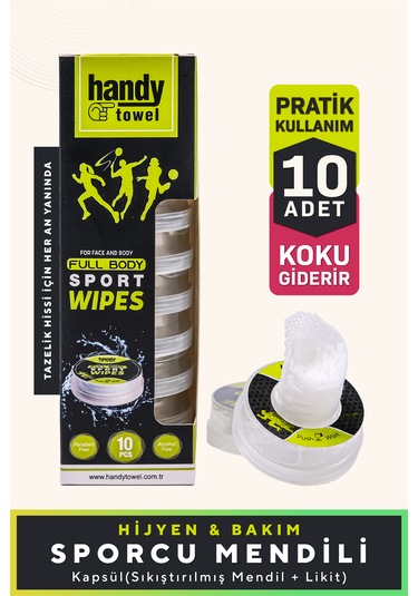 Handytowel Classic Vücut Ekipman Hijyen Kapsülü 10 x 4.5 ML