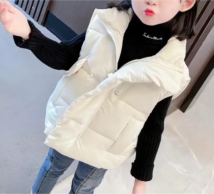 Mkn Çocuklar İçin İlkbaharlık Yalıtımlı Yelek 342269747 Bej