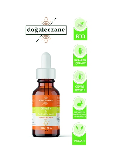 Doğal Eczane Glikolik Asit + Salisilik Asit Bakım Serumu 30 ML