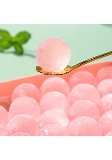 33 Izgara Yuvarlak Buz Hokey Kalıbı Kapaklı Buz Kutusu Küçük Mermer Buz Tepsisi, Rastgele Renk Dağıtım, Size:small Blue Diğer