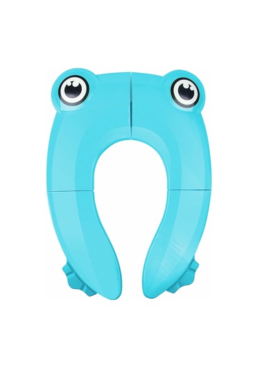 Suofeng Katlanır Bebek Tuvalet Eğitim Koltuğu - Portatif, Kaymaz Silikon Pedli, Taşıma Çantalı