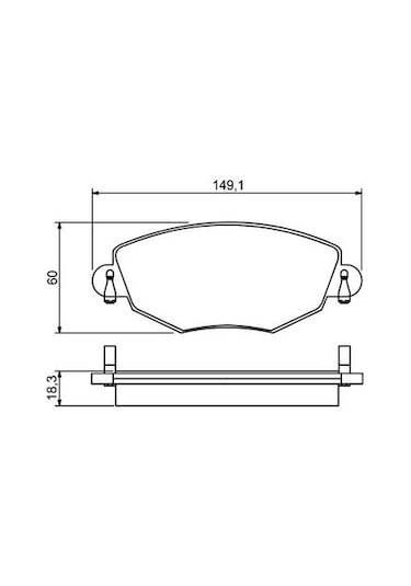 Ford Mondeo 2.0tdci 2001-2007 Bosch Ön Balata 23278