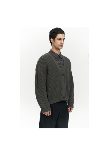 Mai Collection Mai Studios Co. Cassian Antrasit Erkek Triko Hırka Antrasit