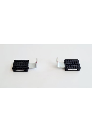 Bisiklet Arka Basamak Sabit Sağ-Sol Takım Siyah