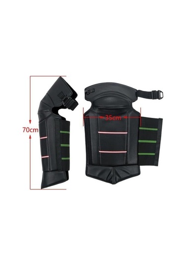 Novahub Yeşil Sol Sıcak Sağ Rüzgar Pedleri Motosiklet Motocross Koruyucu Geçirmez Diz Diz Bacak Mq Yeşil