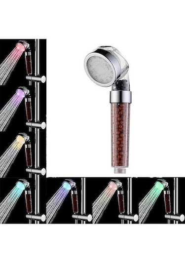 Novahub Renkli Led Duş Başlığı - 7 Otomatik Renk Değişimi & Sıcaklık Kontrolü Diğer