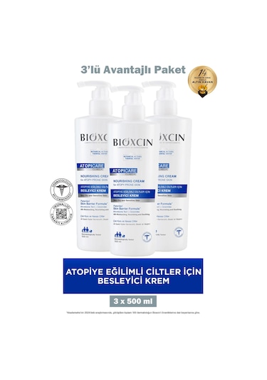 Bioxcin Atopicare Krem 500 Ml 3 Adet