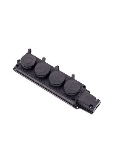 Byes 1x16a 2p+e 250v Dörtlü Kauçuk Grup Priz Ip44