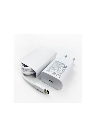 Samsung TA800 25 W Type-C Hızlı Şarj Aleti Kablo Set Beyaz