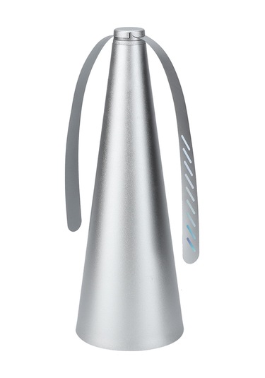 Hangfox Gümüş Renkli, Kimyasız, Ev/outdoor Uygun, Yemeği Sineklerden Koruyan, Dokunulduğunda Duran, 360 Derece Döner Sinek Repeller Fan Pil Yok