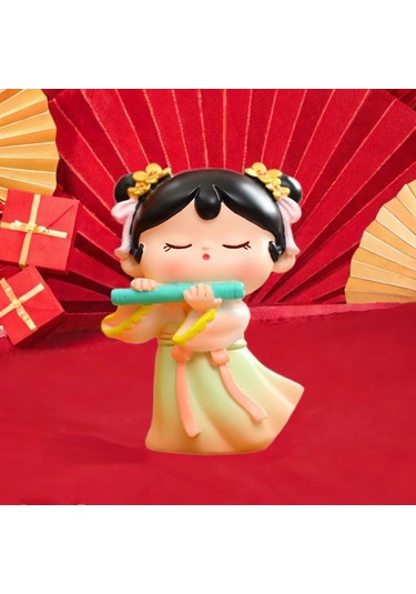 Suntek Çin Tang Kız Heykelcik Koleksiyonu 4,6cmx3,8cmx6,9cm