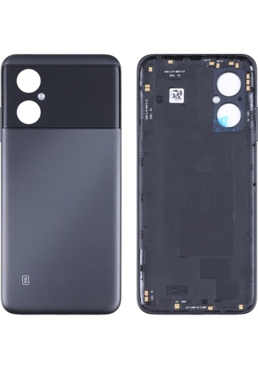 Cbtx Xiaomi Poco M4 5g / Poco M4 5g Hindistan / Redmi Note 11r Siyah Uyumlu Pil Arka Kapağı