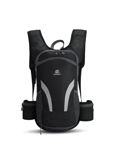 Xianwen 15 L Dış Mekan Bisiklet Sırt Çantası Su Geçirmez Siyah