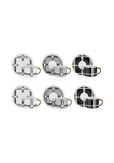 Neva N3506 Joli 6 Kişilik Kahve Fincan Takımı 120 Ml